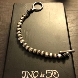 Uno de 50 bracelet in Sterling silver